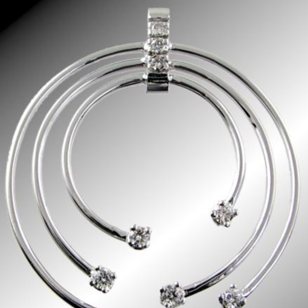 Diamond Necklace .35TDW 14KT White Gold